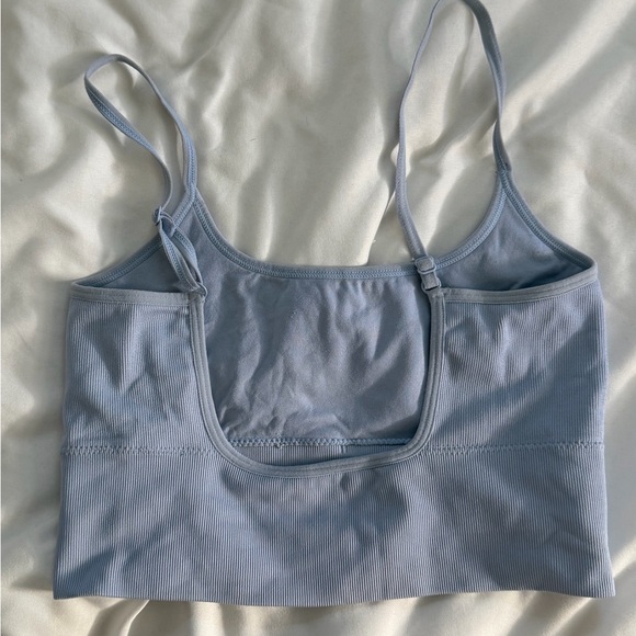 Garage Light Blue Ribbed Top - Picture 3 of 3